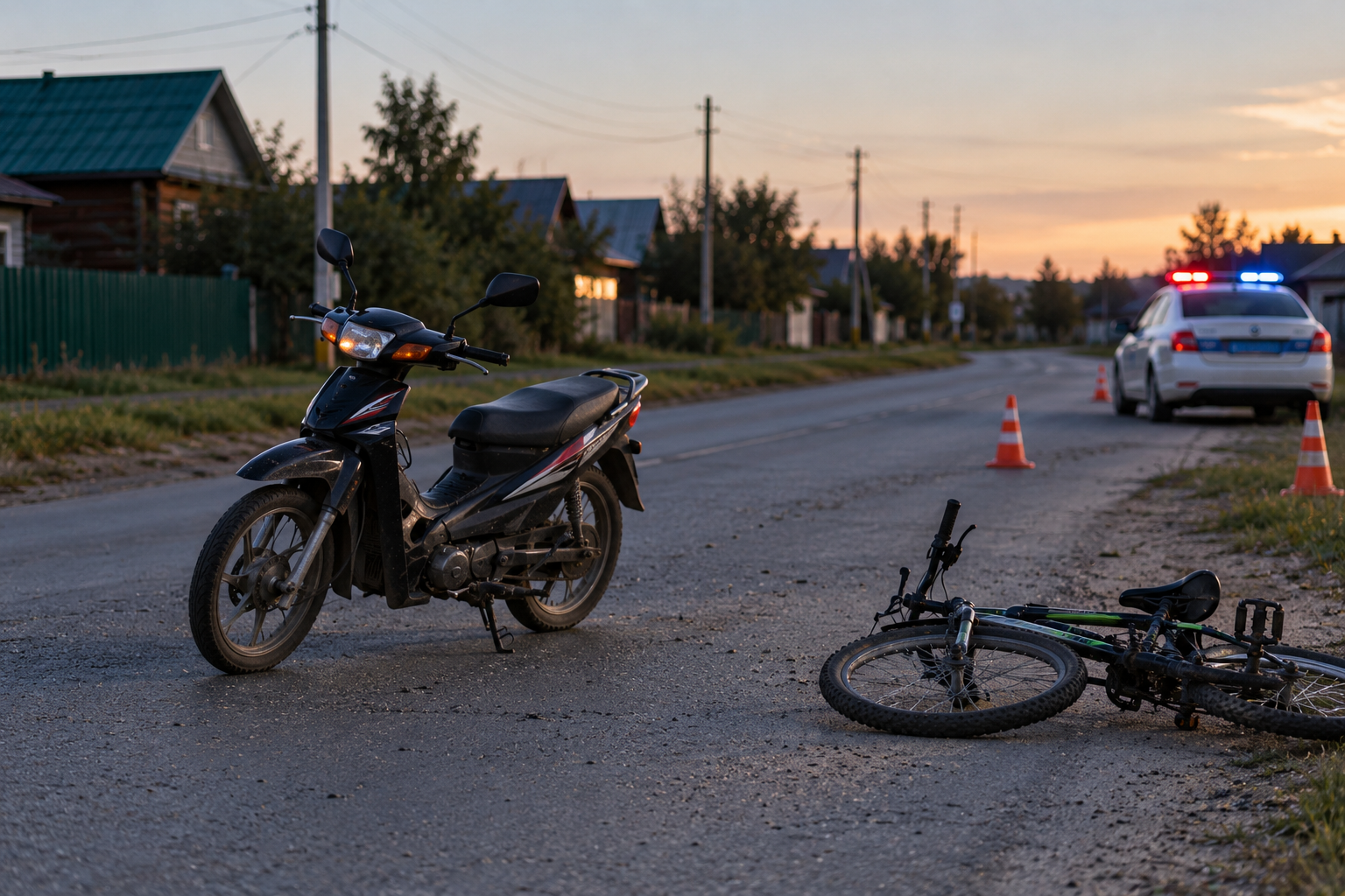 Два подростка попали в ДТП в Омской области