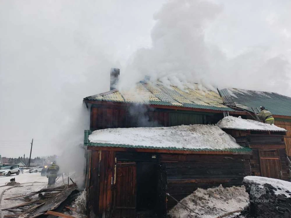В Красноярском крае произошёл пожар в сельском доме культуры