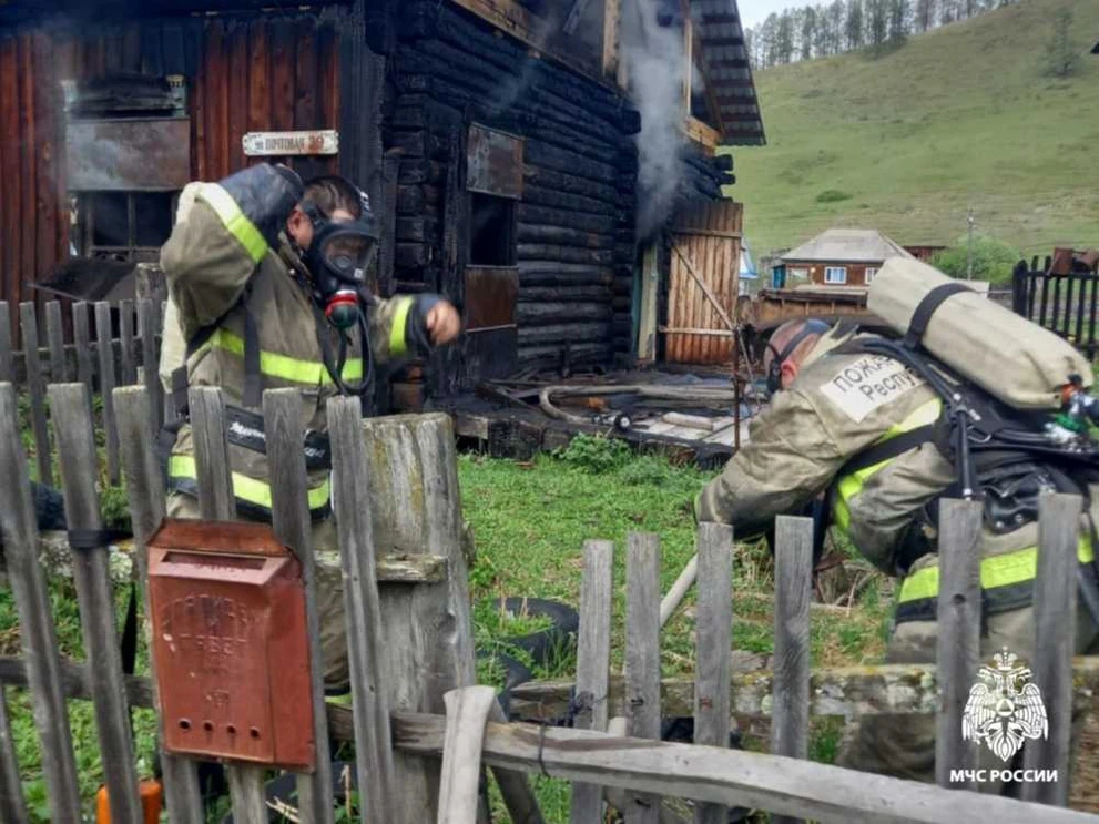 В алтайском селе за сутки произошло два техногенных пожара