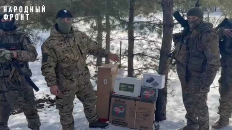 Бойцы Красноярского края получают гумпомощь ко Дню защитника Отечества