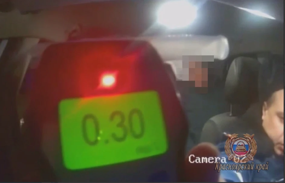 В Красноярском крае нетрезвого подростка задержали 2 раза за месяц за рулём авто 