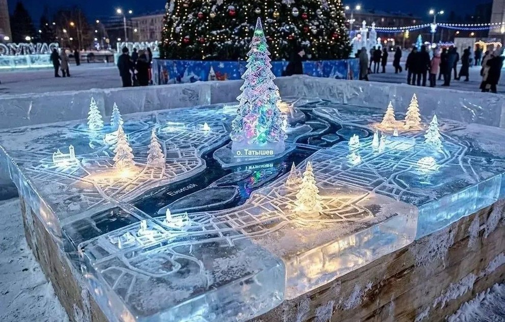 На Татышеве к Новому году впервые установят ледяной 3D-макет Красноярска
