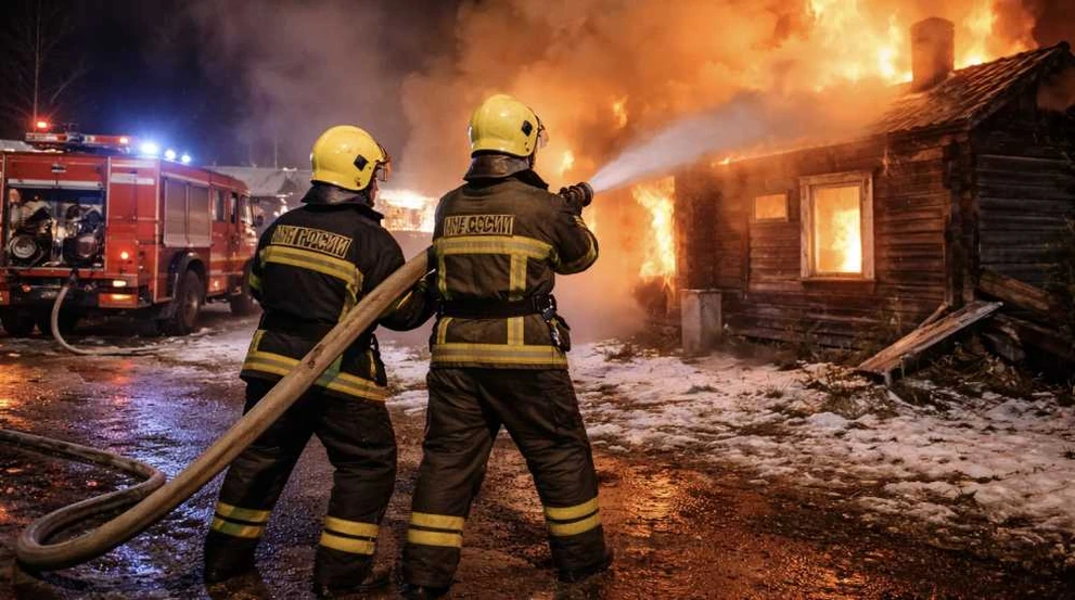 В Хакасии за январь увеличилось число пожаров и погибших на них