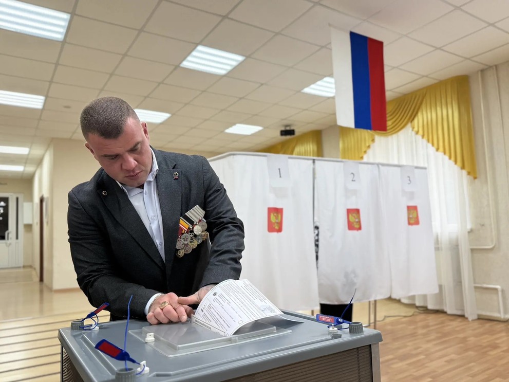 В Красноярском крае голосуют участники СВО