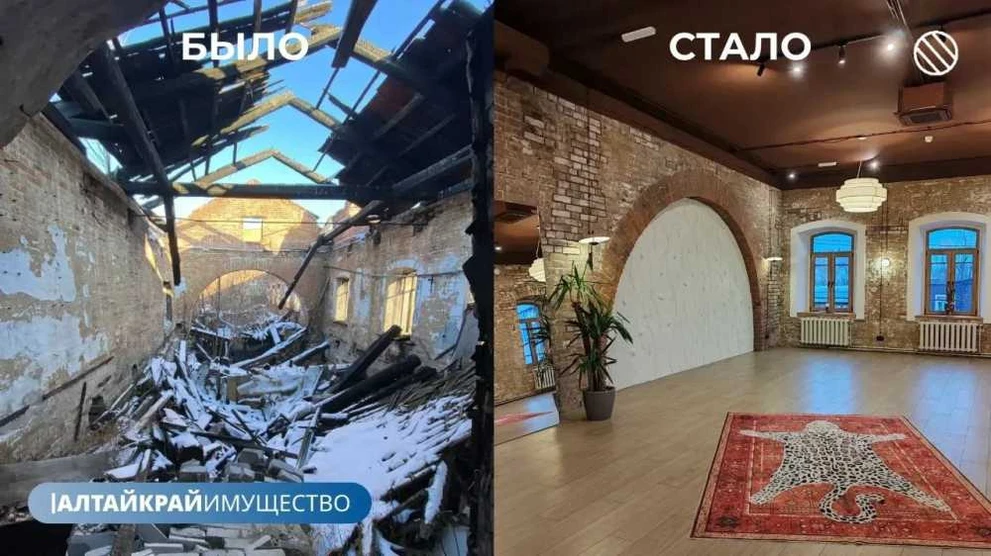 В Барнауле реставрировали историческое здание универмага