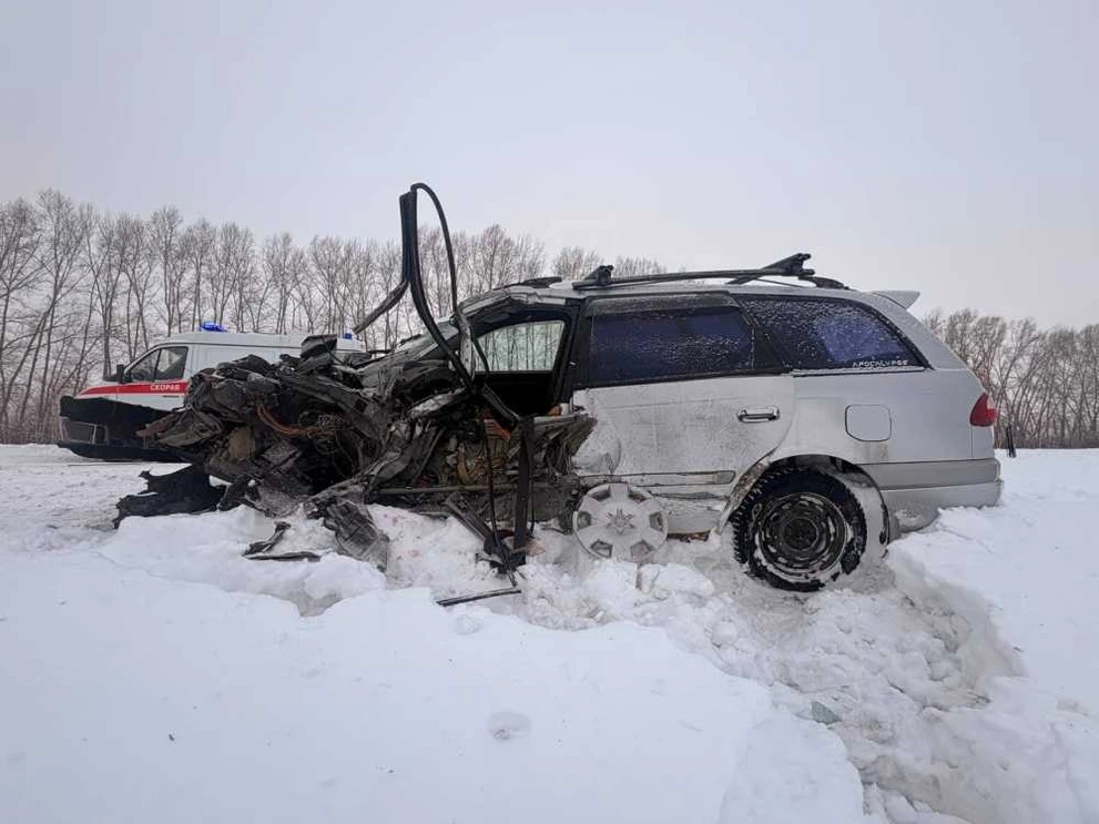 В Красноярском крае произошло ДТП на дороге с ограниченной видимостью