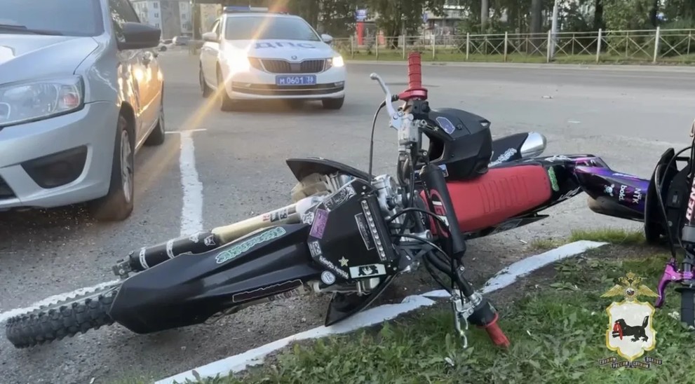 Подросток в Иркутской области устроил погоню с полицией на мотоцикле