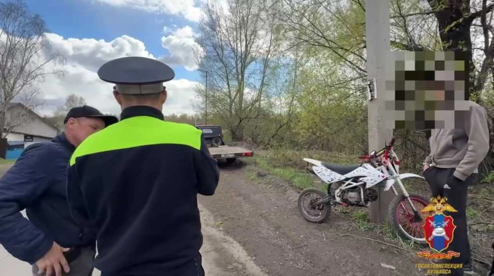 В Кузбассе полиция поймала 16-летнего лихача-дрифтёра