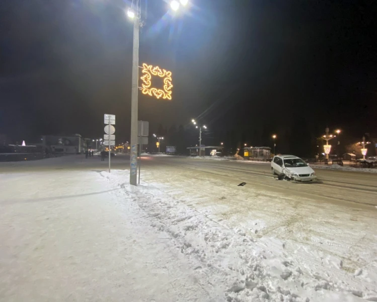 В Горно-Алтайске в ДТП пострадал один из водителей