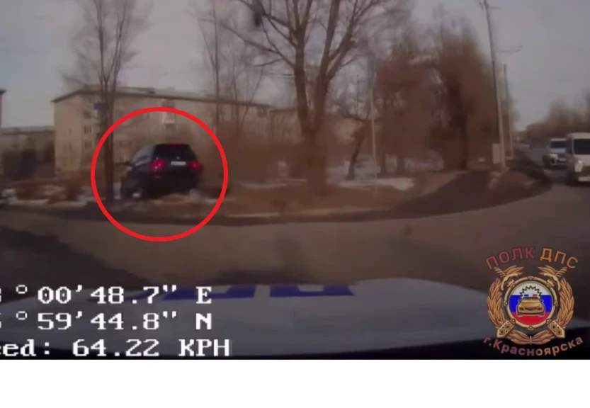Красноярские инспекторы ДПС задержали угнанный «БМВ»