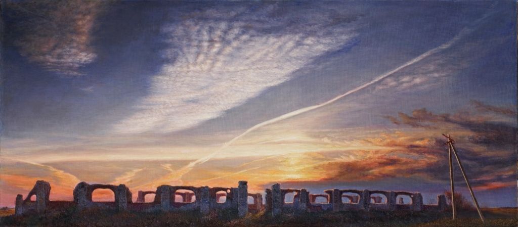 Николай Касаткин. Закат. Руины. 2006.jpg