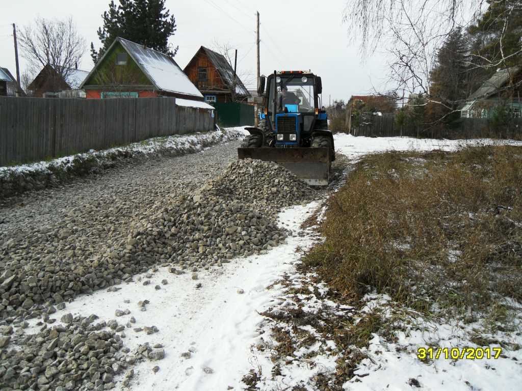 СНТСН № 1, отсыпка дорог, Зеленогорск.JPG